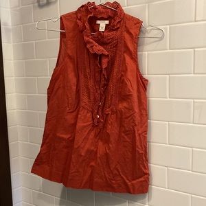 J.Crew Cotton Eyelet Bettina Cami Size 0